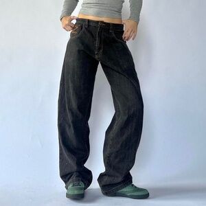 Skater Jeans Baggy Embroidered Denim 32